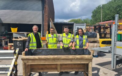 Celebrating the Circular Economy : Dunham Massey Accessible Planters